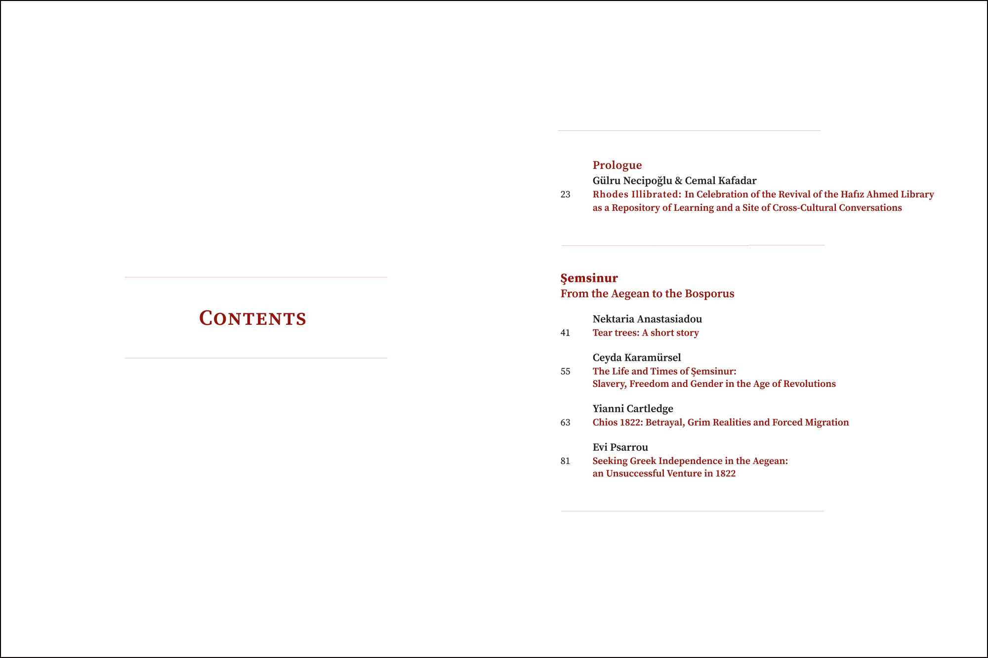Contents