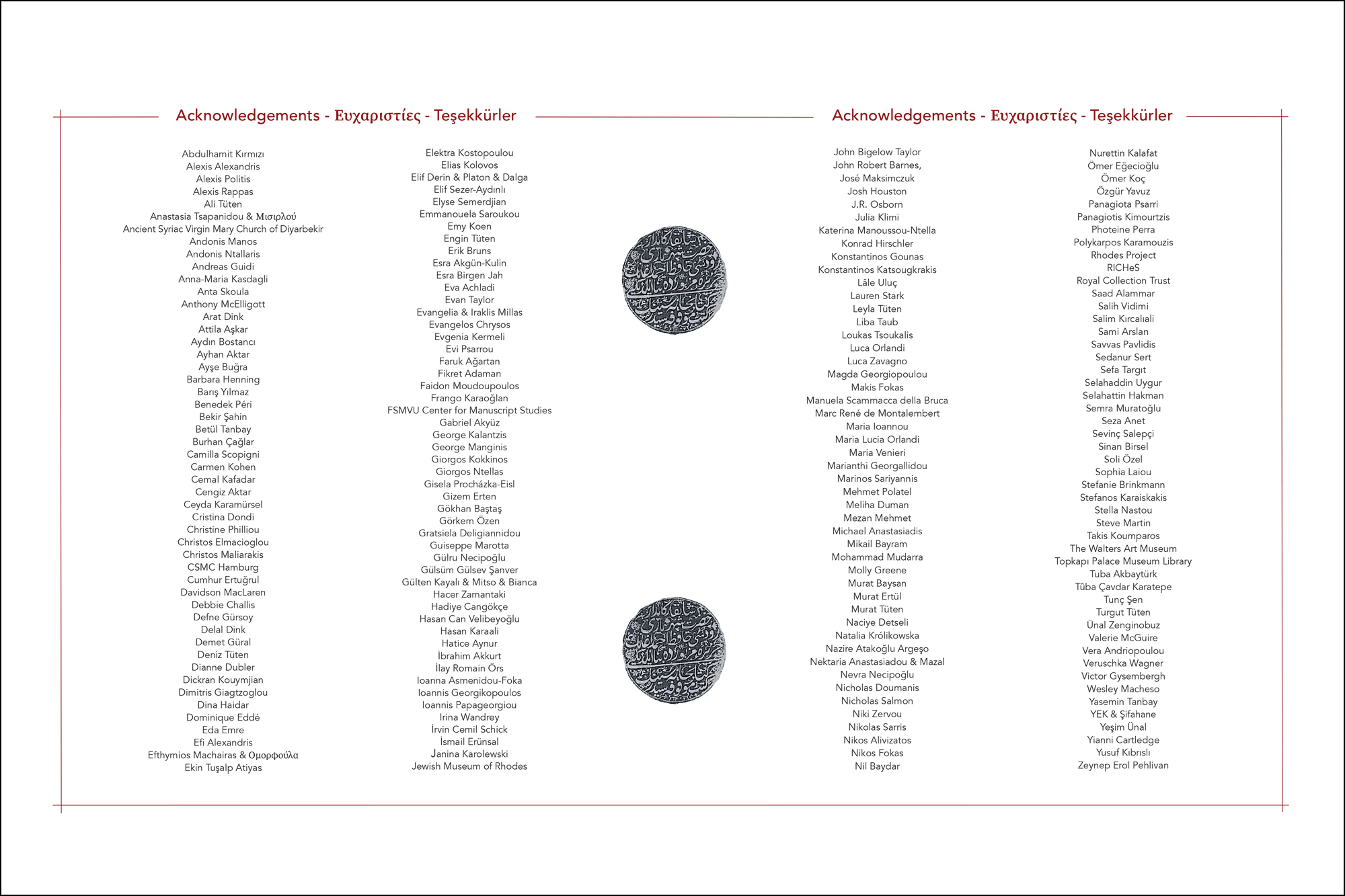 Acknowledgements